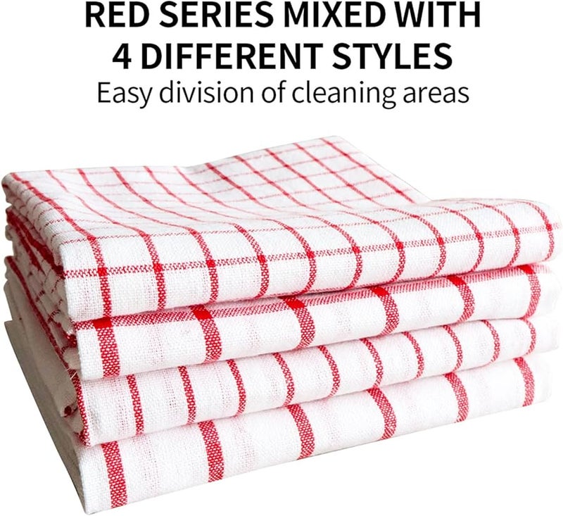 Wide Strip Cotton Napkins For Christmas Thanksgiving Table Setting Comfortable Stylish - Image 5